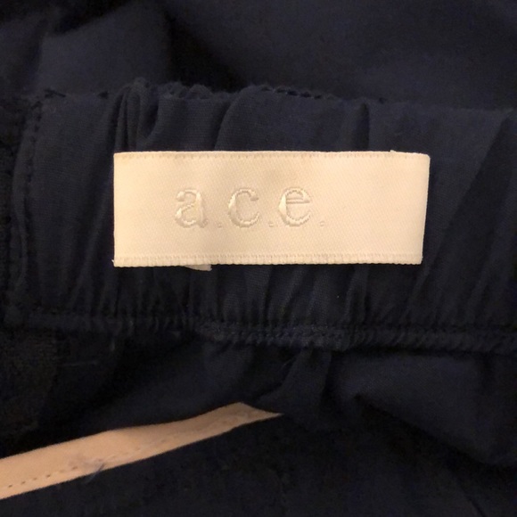 ACE Emily Halter Backless Dress NWOT Navy Blue Size 6 - Picture 9 of 10